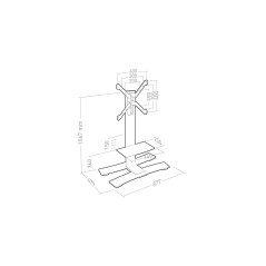 Erard 039021 Supporto TV a parete 139,7 cm (55")