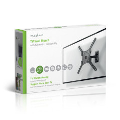 Nedis TVWM1430BK Supporto TV a parete 139,7 cm (55") Nero