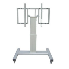 ITB OM06184 carrello e supporto multimediale Nero, Argento Pannello piatto Carrello multimediale