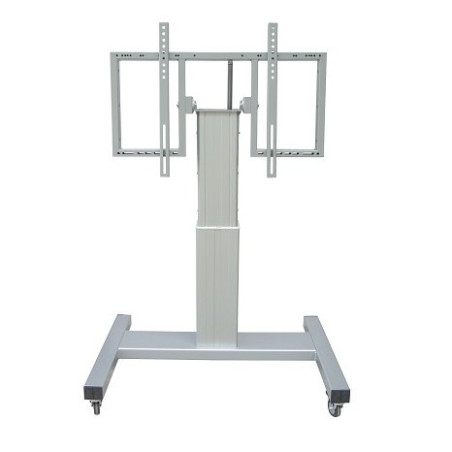 ITB OM06184 carrello e supporto multimediale Nero, Argento Pannello piatto Carrello multimediale