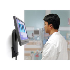 Ergotron Neo-Flex Wall Mount Lift 61 cm (24") Parete Nero