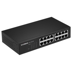 Edimax GS-1016 V2 switch di rete Gestito Gigabit Ethernet (10 100 1000) Nero