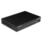 Edimax Switch GS-5210PLG Gestito Gigabit Ethernet (10/100/1000) Supporto Power over Ethernet (PoE) Nero