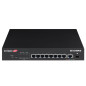 Edimax Switch GS-5210PLG Gestito Gigabit Ethernet (10/100/1000) Supporto Power over Ethernet (PoE) Nero