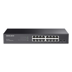 Mercusys MS116GS switch di rete Gigabit Ethernet (10 100 1000) Nero