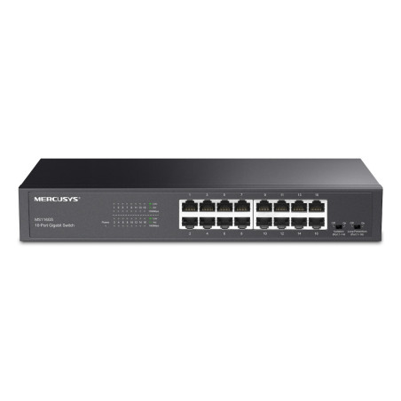 Mercusys MS116GS switch di rete Gigabit Ethernet (10/100/1000) Nero