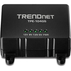 Trendnet TPE-104GS divisore di rete Supporto Power over Ethernet (PoE) Nero