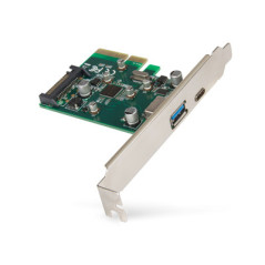 Hamlet Scheda Usb 3.1 PCI Express Type C+Type A trasferimento fino a 10 Gbps