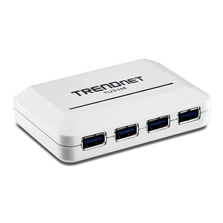 Trendnet TU3-H4 hub di interfaccia 5000 Mbit/s Bianco
