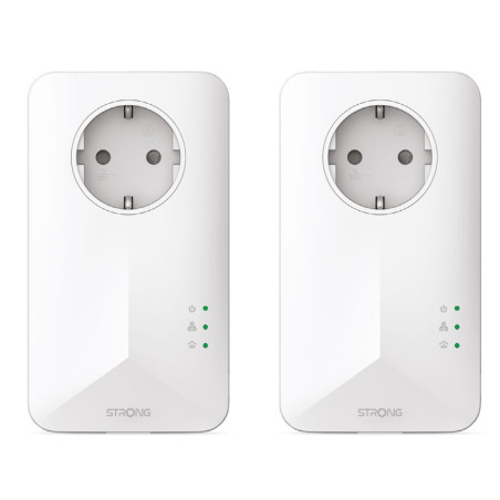 Strong PowerLine 1000 Kit 1000 Mbit s Collegamento ethernet LAN Bianco 2 pz