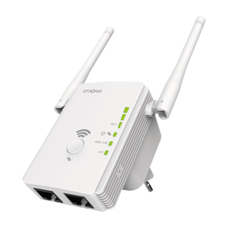 Strong REPEATER300V2 ponte e ripetitore Ripetitore di rete 300 Mbit s Bianco