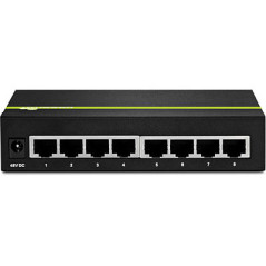 Trendnet TPE-TG80G switch di rete Non gestito Supporto Power over Ethernet (PoE) Nero
