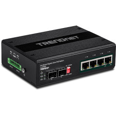 Trendnet TI-UPG62 switch di rete Non gestito L2 Gigabit Ethernet (10 100 1000) Supporto Power over Ethernet (PoE) Nero