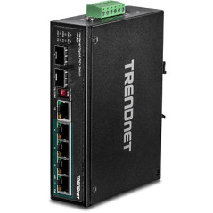 Trendnet TI-PG62 switch di rete Non gestito Gigabit Ethernet (10 100 1000) Supporto Power over Ethernet (PoE) Nero