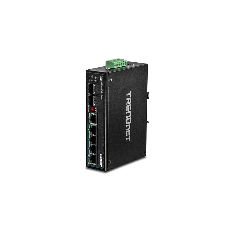 Trendnet TI-PG62 switch di rete Non gestito Gigabit Ethernet (10/100/1000) Supporto Power over Ethernet (PoE) Nero