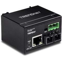 Trendnet TI-F10S30 convertitore multimediale di rete 200 Mbit s 1310 nm Modalità singola Nero