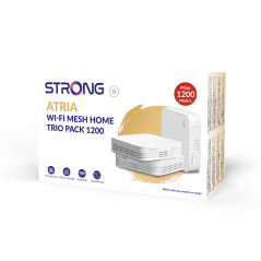 Strong WI-FI MESH HOME TRIO PACK 1200 Dual-band (2.4 GHz 5 GHz) Wi-Fi 5 (802.11ac) Bianco 3 Interno