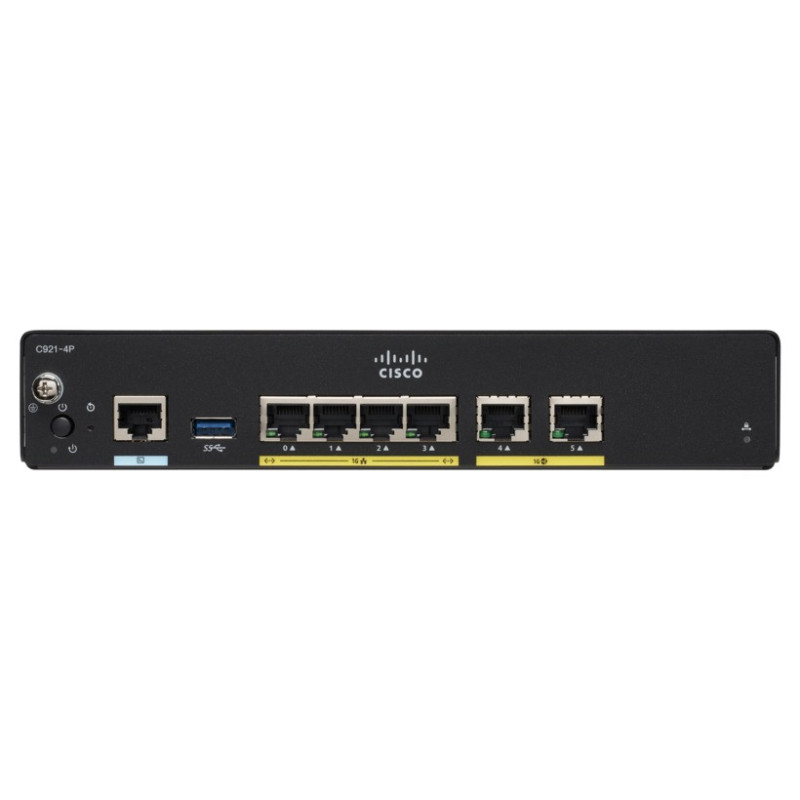 Cisco C927-4P router cablato Gigabit Ethernet Nero Cisco C927-4P router cablato Gigabit Ethernet Nero