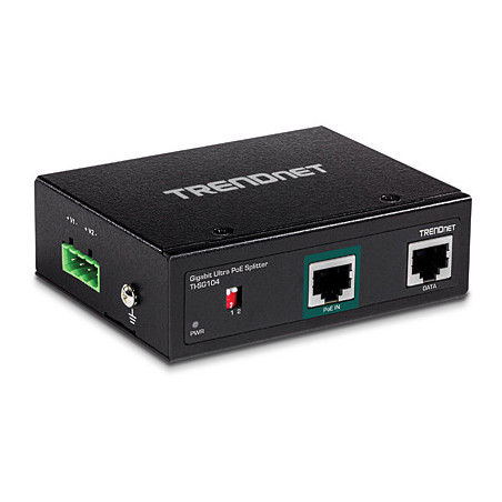 Trendnet TI-SG104 divisore di rete Supporto Power over Ethernet (PoE) Nero
