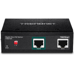 Trendnet TI-SG104 divisore di rete Supporto Power over Ethernet (PoE) Nero