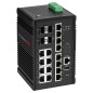 Edimax IGS-5416P switch di rete Gestito Gigabit Ethernet (10/100/1000) Supporto Power over Ethernet (PoE) Nero