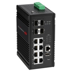 Edimax IGS-5408P switch di rete Gestito Gigabit Ethernet (10 100 1000) Supporto Power over Ethernet (PoE) Nero