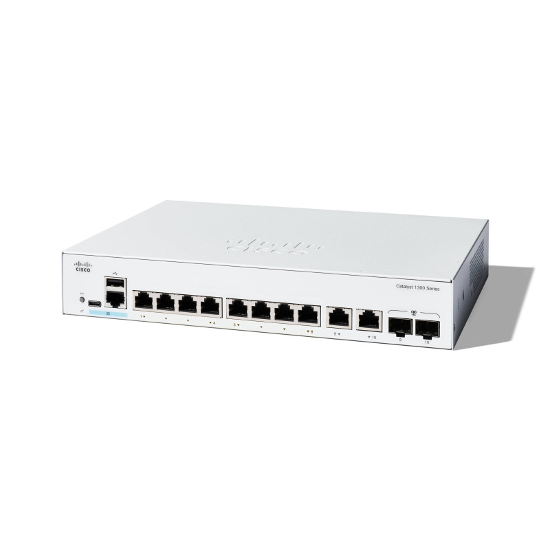 Cisco Catalyst 1300 Gestito L2 Gigabit Ethernet (10/100/1000) Grigio Cisco Catalyst 1300 Gestito L2 Gigabit Ethernet (10/100/1000) Grigio