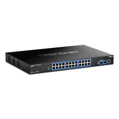 Trendnet TI-RG262I switch di rete Gestito Gigabit Ethernet (10 100 1000) 1U Nero
