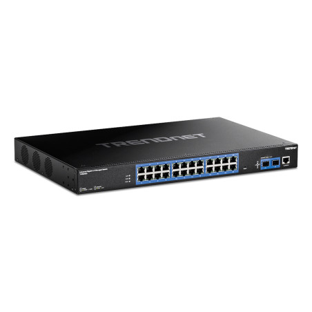 Trendnet TI-RG262I switch di rete Gestito Gigabit Ethernet (10 100 1000) 1U Nero