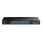 Trendnet TI-RG262I switch di rete Gestito Gigabit Ethernet (10/100/1000) 1U Nero