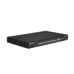 Edimax GS-5424PLC V2 switch di rete Gestito Gigabit Ethernet (10 100 1000) Supporto Power over Ethernet (PoE) 1U Nero