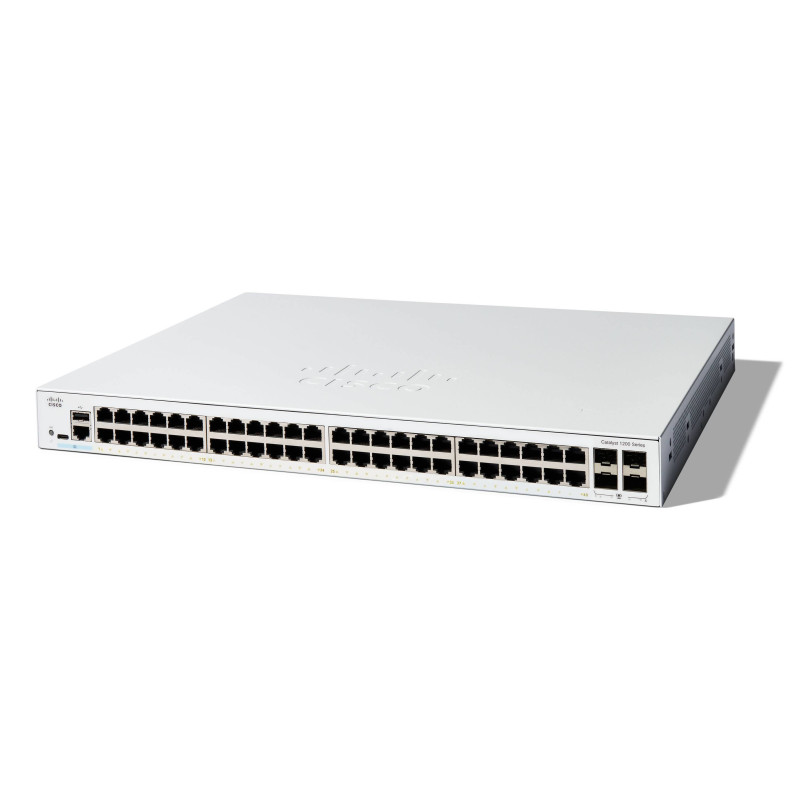 Cisco C1200-48T-4G switch di rete Gestito L2/L3 Gigabit Ethernet (10/100/1000) Bianco Cisco C1200-48T-4G switch di rete Gestito L2/L3 Gigabit Ethernet (10/100/1000) Bianco