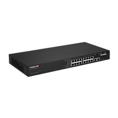 Edimax GS-5216PLC switch di rete Gestito Gigabit Ethernet (10 100 1000) Supporto Power over Ethernet (PoE) Nero