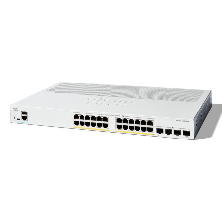 Cisco Catalyst 1200 Gestito L2 Gigabit Ethernet (10/100/1000) Supporto Power over Ethernet (PoE) 1U Bianco