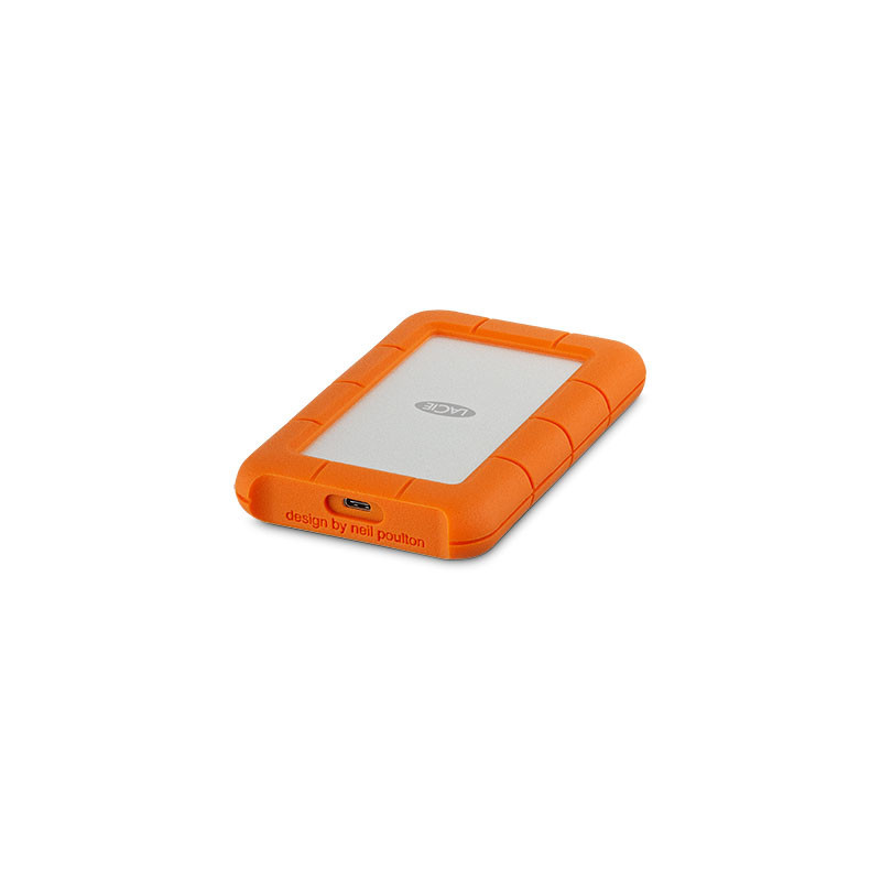 LaCie Rugged USB-C disco rigido esterno 4 TB 5400 Giri/min 2.5" USB tipo-C 3.2 Gen 1 (3.1 Gen 1) Arancione, Argento LaCie Rugged USB-C disco rigido esterno 4 TB 5400 Giri/min 2.5" USB tipo-C 3.2 Gen 1 (3.1 Gen 1) Arancione, Argento