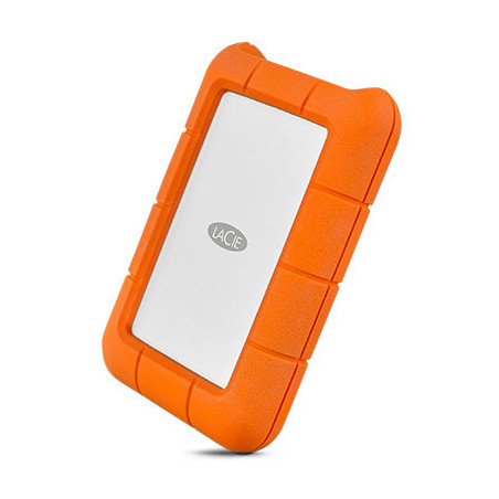 LaCie Rugged USB-C disco rigido esterno 4 TB 5400 Giri/min 2.5" USB tipo-C 3.2 Gen 1 (3.1 Gen 1) Arancione, Argento