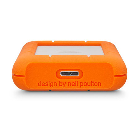 LaCie Rugged Mini disco rigido esterno 2 TB 5400 Giri/min Micro-USB B 3.2 Gen 1 (3.1 Gen 1) Arancione, Argento