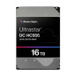 Western Digital Ultrastar DC HC555 disco rigido interno 16 TB 7200 Giri/min 512 MB 3.5" Serial ATA III