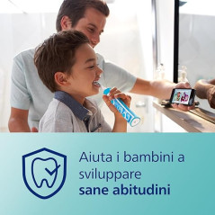 Philips Sonicare For Kids Spazzolino Elettrico Sonico Azzurro HX6322 04