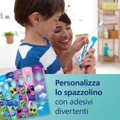 Philips Sonicare For Kids Spazzolino Elettrico Sonico Azzurro HX6322 04