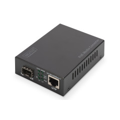 Digitus Convertitore multimediale Gigabit PoE, RJ45 SFP, PSE