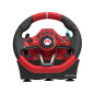Hori Mario Kart Racing Wheel Pro Deluxe Nero, Rosso USB Sterzo + Pedali Analogico Nintendo Switch
