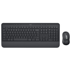 Logitech 920-011004 tastiera Mouse incluso Ufficio Bluetooth QWERTY US International Grafite