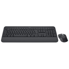 Logitech 920-011004 tastiera Mouse incluso Ufficio Bluetooth QWERTY US International Grafite