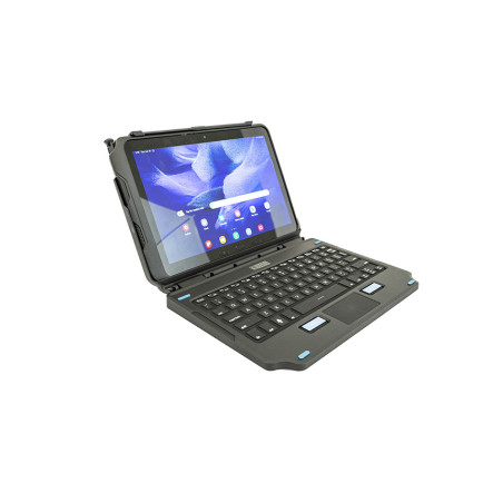 Gamber-Johnson 7160-1869-02 tastiera per dispositivo mobile QWERTZ Tedesco Pin Pogo Nero