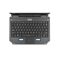 Gamber-Johnson 7160-1869-02 tastiera per dispositivo mobile QWERTZ Tedesco Pin Pogo Nero