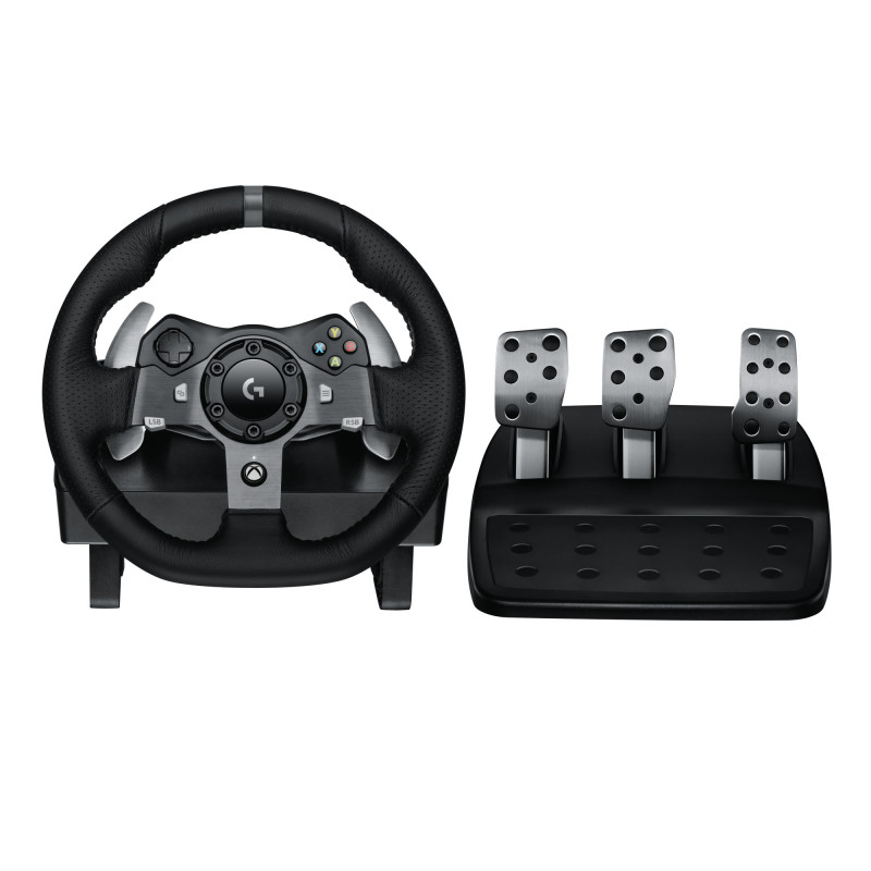 Logitech G 941-000123 periferica di gioco Nero USB Sterzo + Pedali Analogico/Digitale PC, Xbox One, Xbox Series S, Xbox Series X