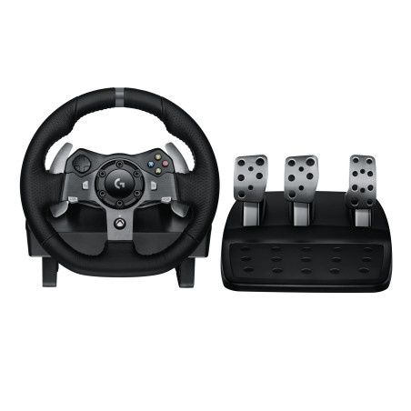 Logitech G 941-000123 periferica di gioco Nero USB Sterzo + Pedali Analogico/Digitale PC, Xbox One, Xbox Series S, Xbox Series X