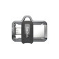 SanDisk Ultra Dual m3.0 unità flash USB 32 GB USB Type-A / Micro-USB 3.2 Gen 1 (3.1 Gen 1) Nero, Argento, Trasparente