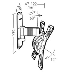 Erard EXO 200TW1 94 cm (37") Nero